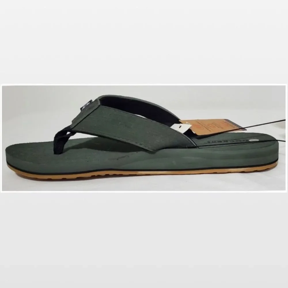New Dockers Mens Flip Flops Premium Brushed EVA Outdoor Green Shoes Medium 8 9